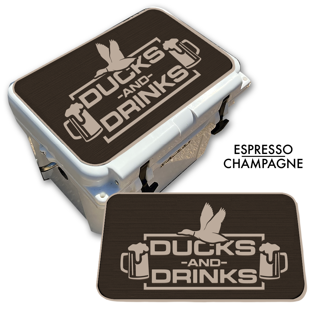 Ducks & Drinks - Cooler Pad Top