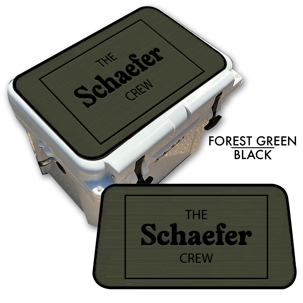 Custom Cooler Top Pad The Crew