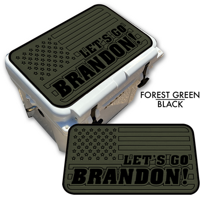 Let's Go Brandon American Flag - Cooler Pad Top