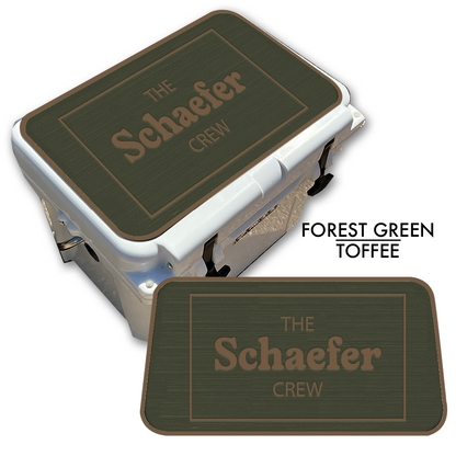 Custom Cooler Top Pad The Crew