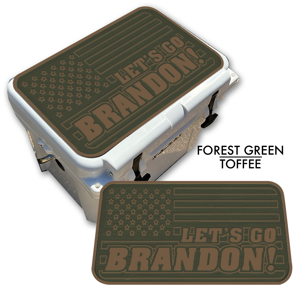 Let's Go Brandon American Flag - Cooler Pad Top