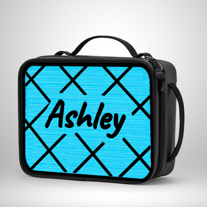 Yeti Lunch Box Pad - Criss Cross Pattern with Name