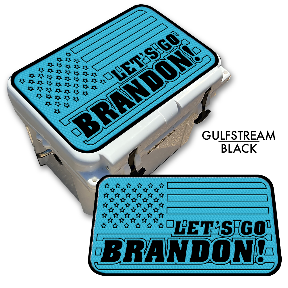 Let's Go Brandon American Flag - Cooler Pad Top