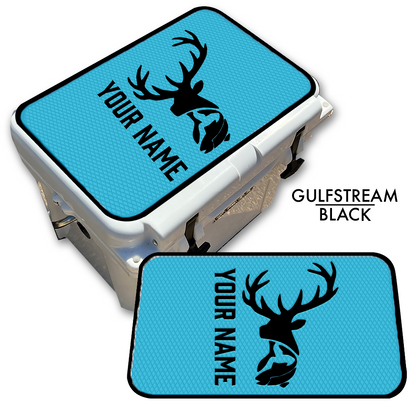 Deer & Fish - Cooler Pad Top with Name