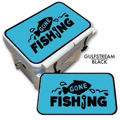 Gone Fishing - Cooler Pad Top