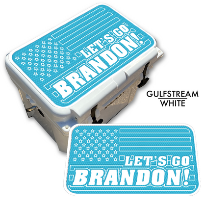 Let's Go Brandon American Flag - Cooler Pad Top