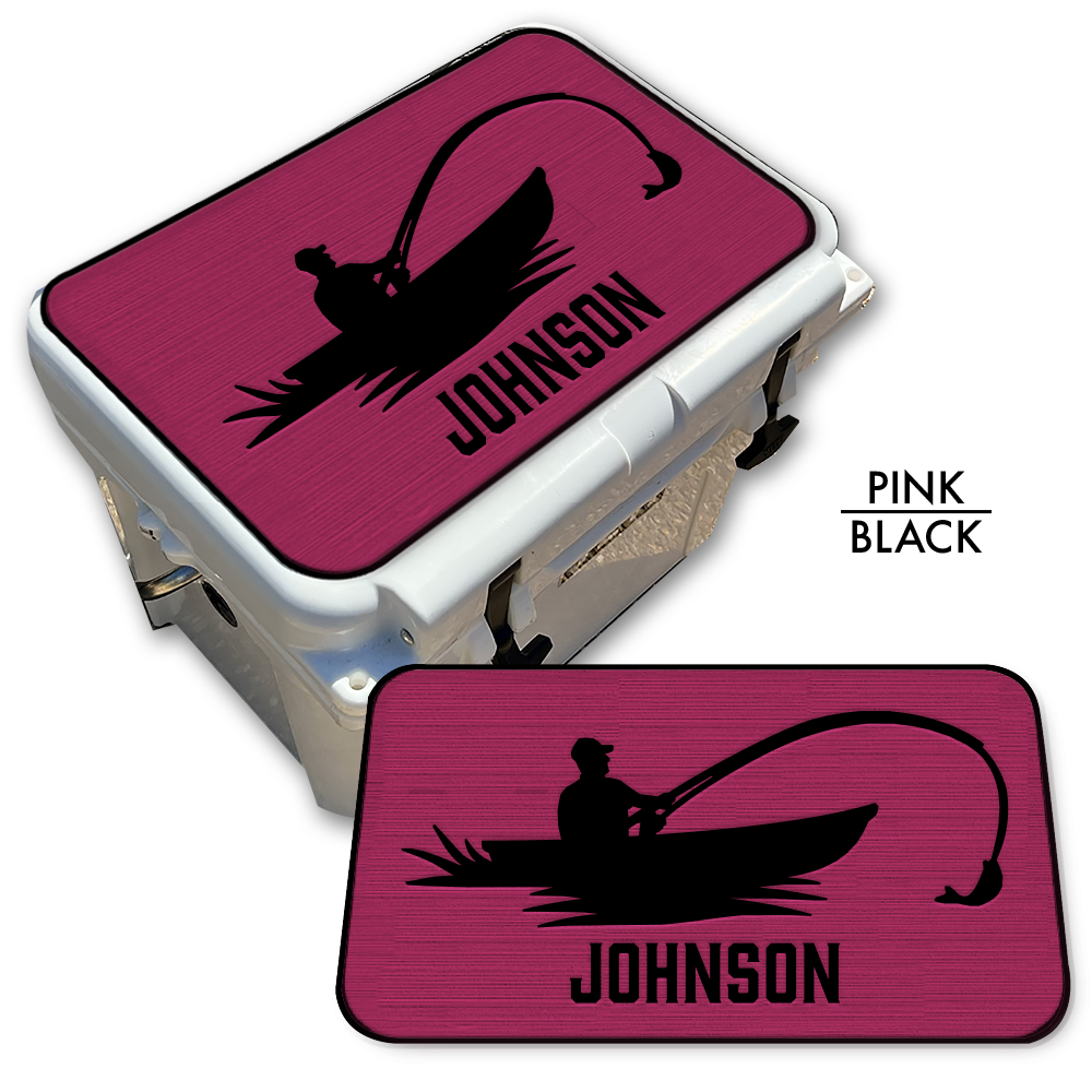 Fisherman - Cooler Pad Top with Name