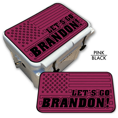 Let's Go Brandon American Flag - Cooler Pad Top