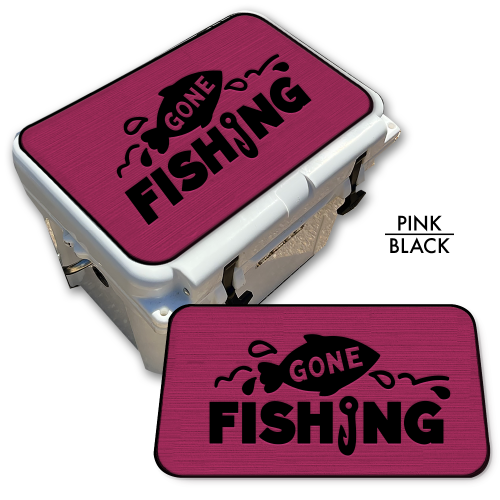 Gone Fishing - Cooler Pad Top