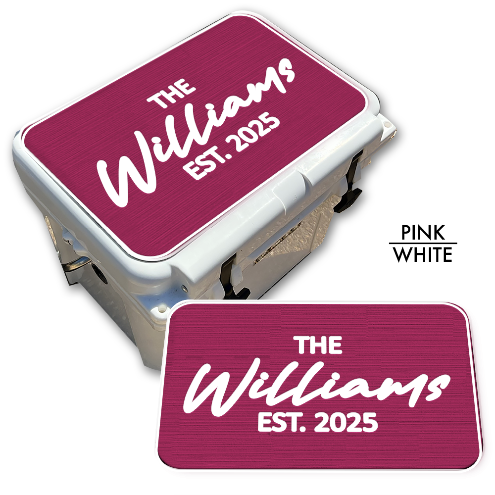 Custom Name - Cooler Top Pad - Establish & Year