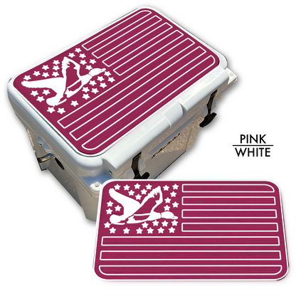 Duck American Flag - Cooler Pad Top