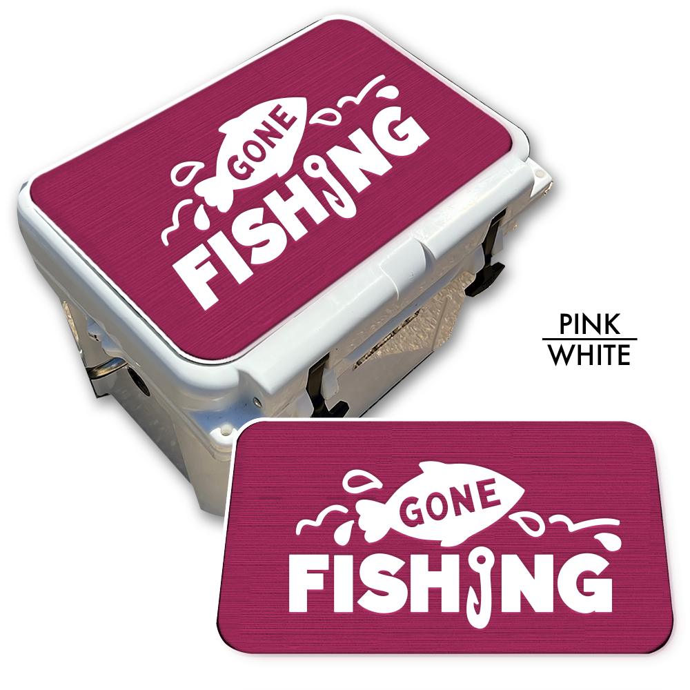 Gone Fishing - Cooler Pad Top