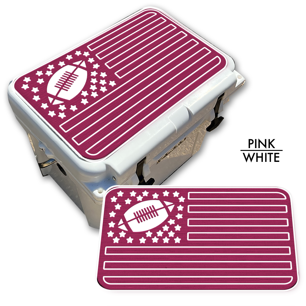 Football American Flag - Cooler Pad Top