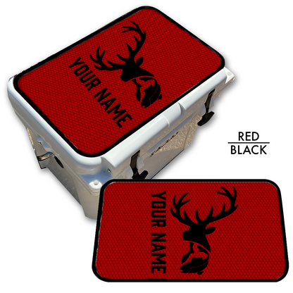 Deer & Fish - Cooler Pad Top with Name