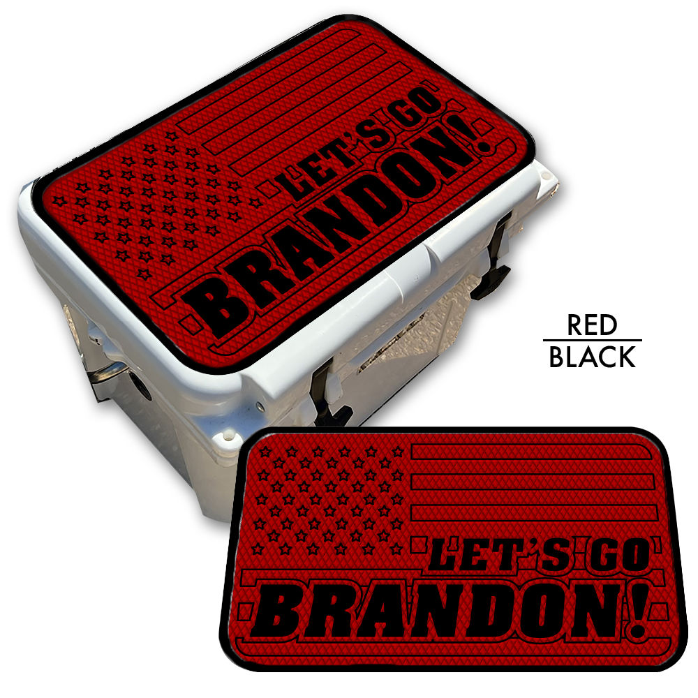 Let's Go Brandon American Flag - Cooler Pad Top