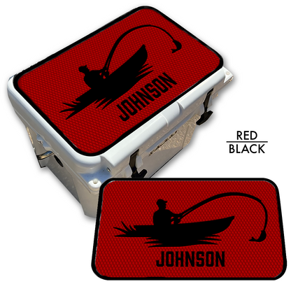 Fisherman - Cooler Pad Top with Name