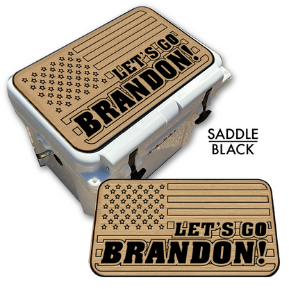 Let's Go Brandon American Flag - Cooler Pad Top