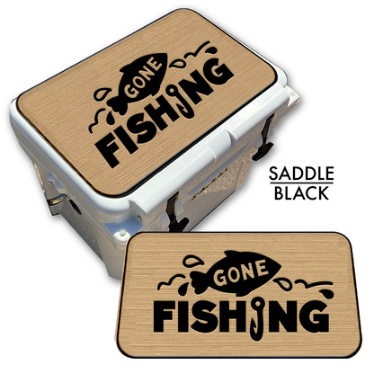 Gone Fishing - Cooler Pad Top