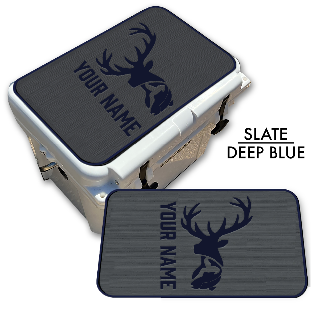 Deer & Fish - Cooler Pad Top with Name