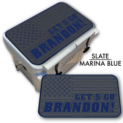 Let's Go Brandon American Flag - Cooler Pad Top