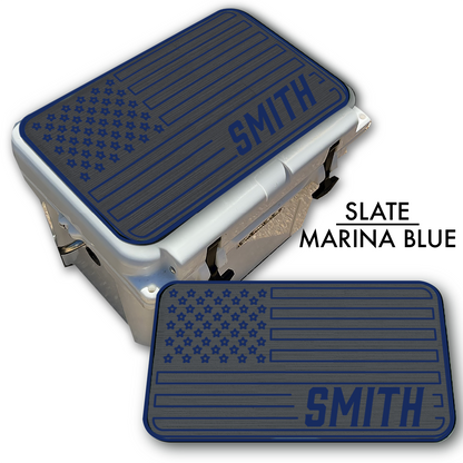 American Flag - Cooler Pad Top with NAME