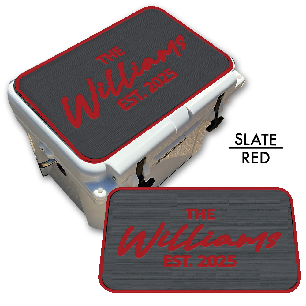 Custom Name - Cooler Top Pad - Establish & Year