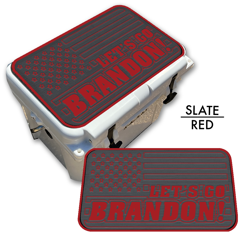 Let's Go Brandon American Flag - Cooler Pad Top