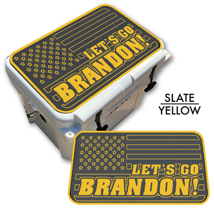 Let's Go Brandon American Flag - Cooler Pad Top