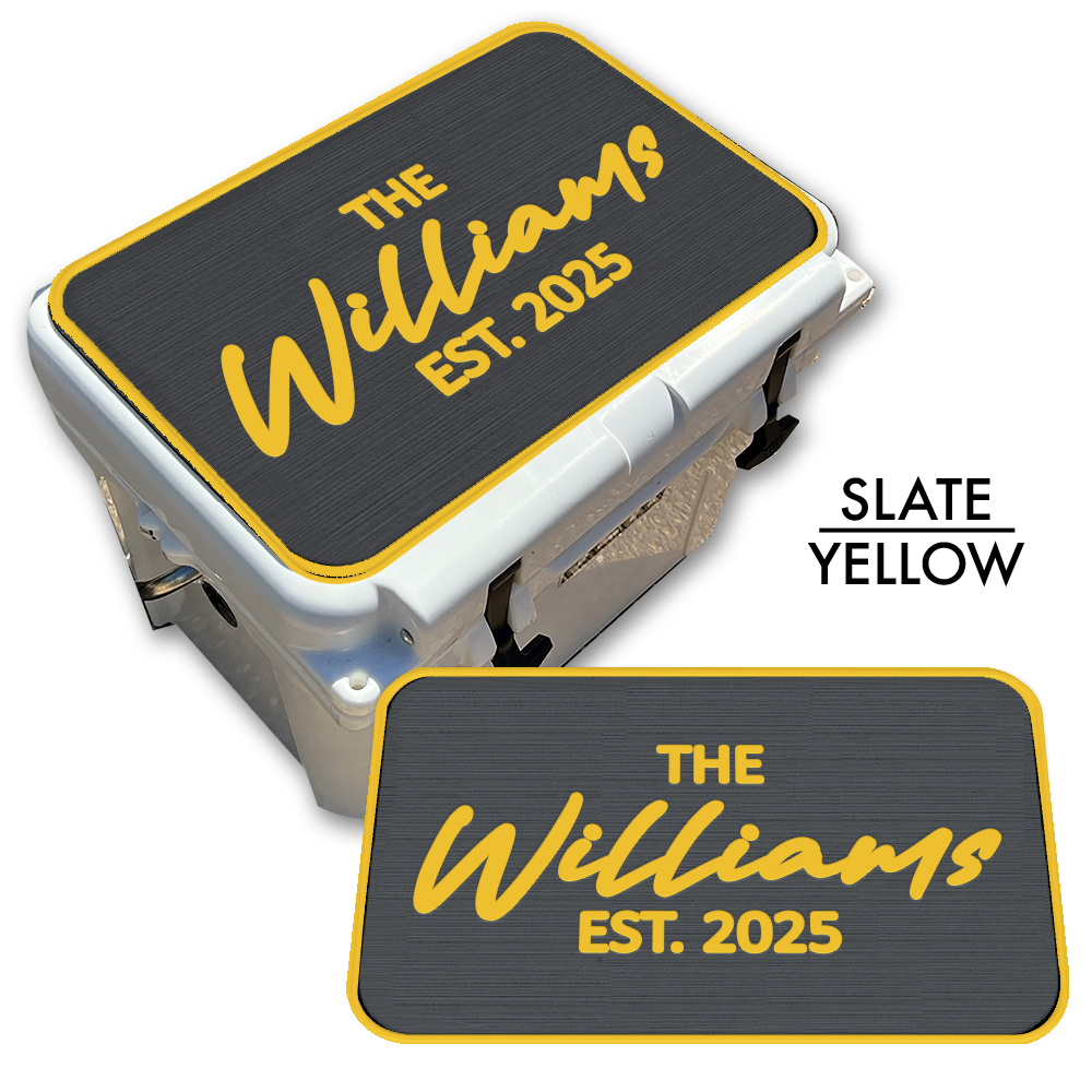 Custom Name - Cooler Top Pad - Establish & Year