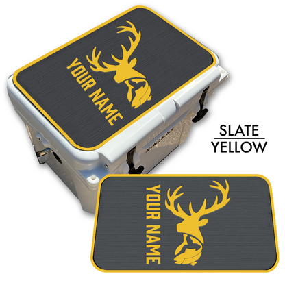 Deer & Fish - Cooler Pad Top with Name