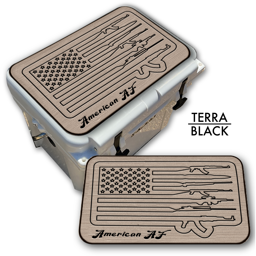 American AF American Flag - Cooler Pad Top