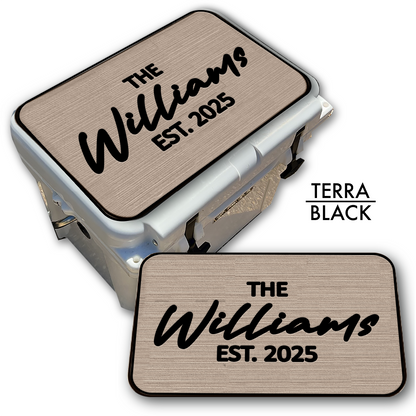 Custom Name - Cooler Top Pad - Establish & Year