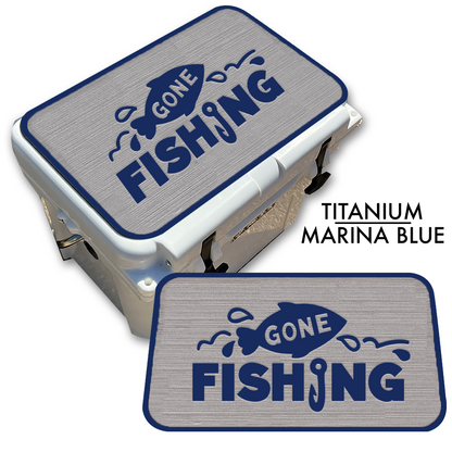 Gone Fishing - Cooler Pad Top