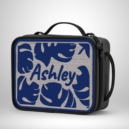 Yeti Lunch Box Pad - Palm Leaf Pattern with Name