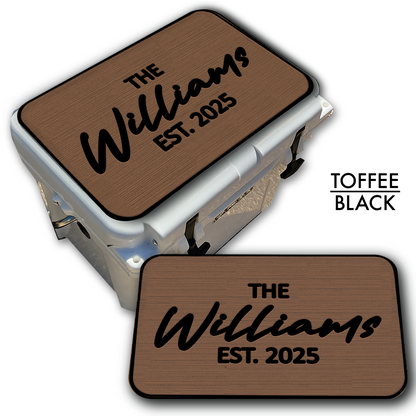 Custom Name - Cooler Top Pad - Establish & Year