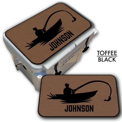 Fisherman - Cooler Pad Top with Name