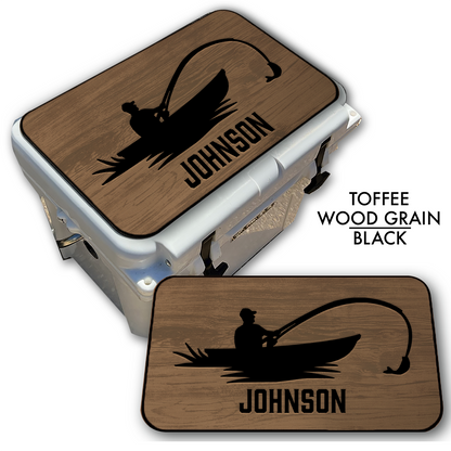 Fisherman - Cooler Pad Top with Name