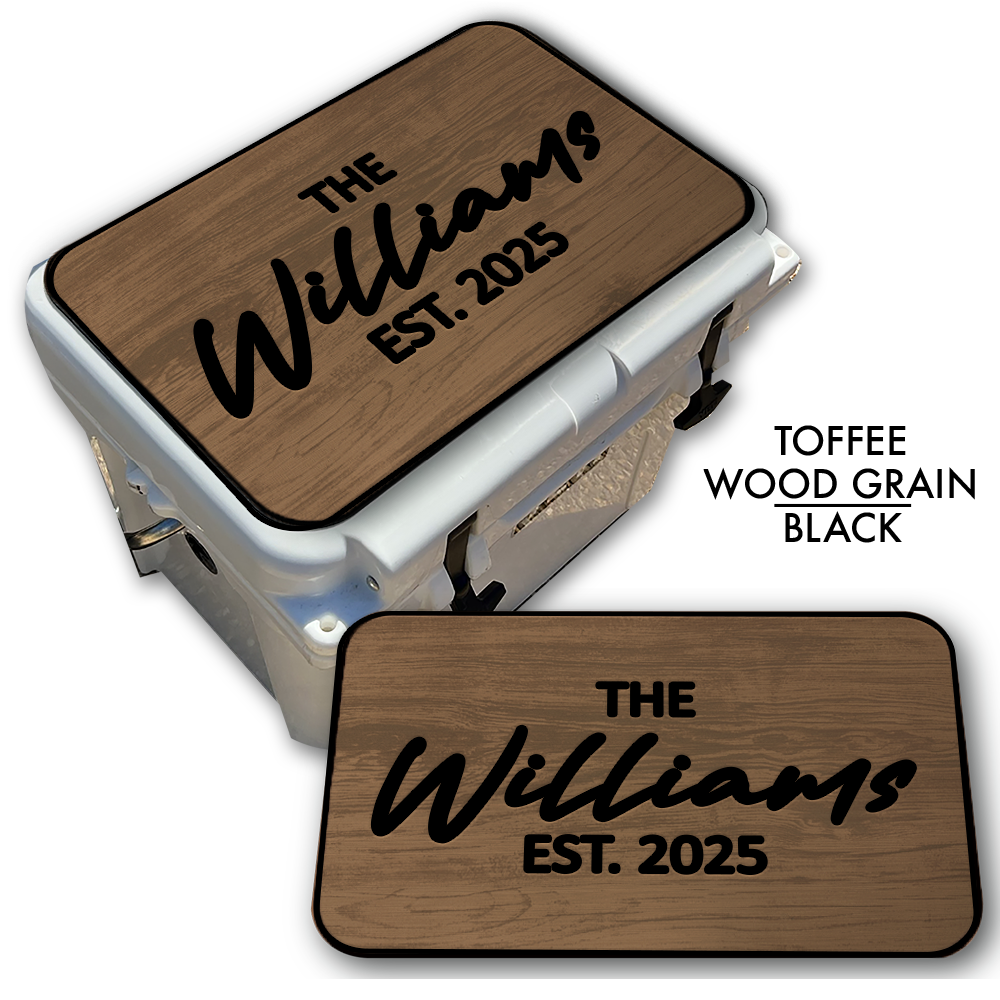 Custom Name - Cooler Top Pad - Establish & Year