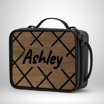 Yeti Lunch Box Pad - Criss Cross Pattern with Name