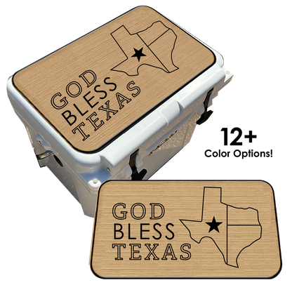 God Bless Texas - Cooler Pad Top