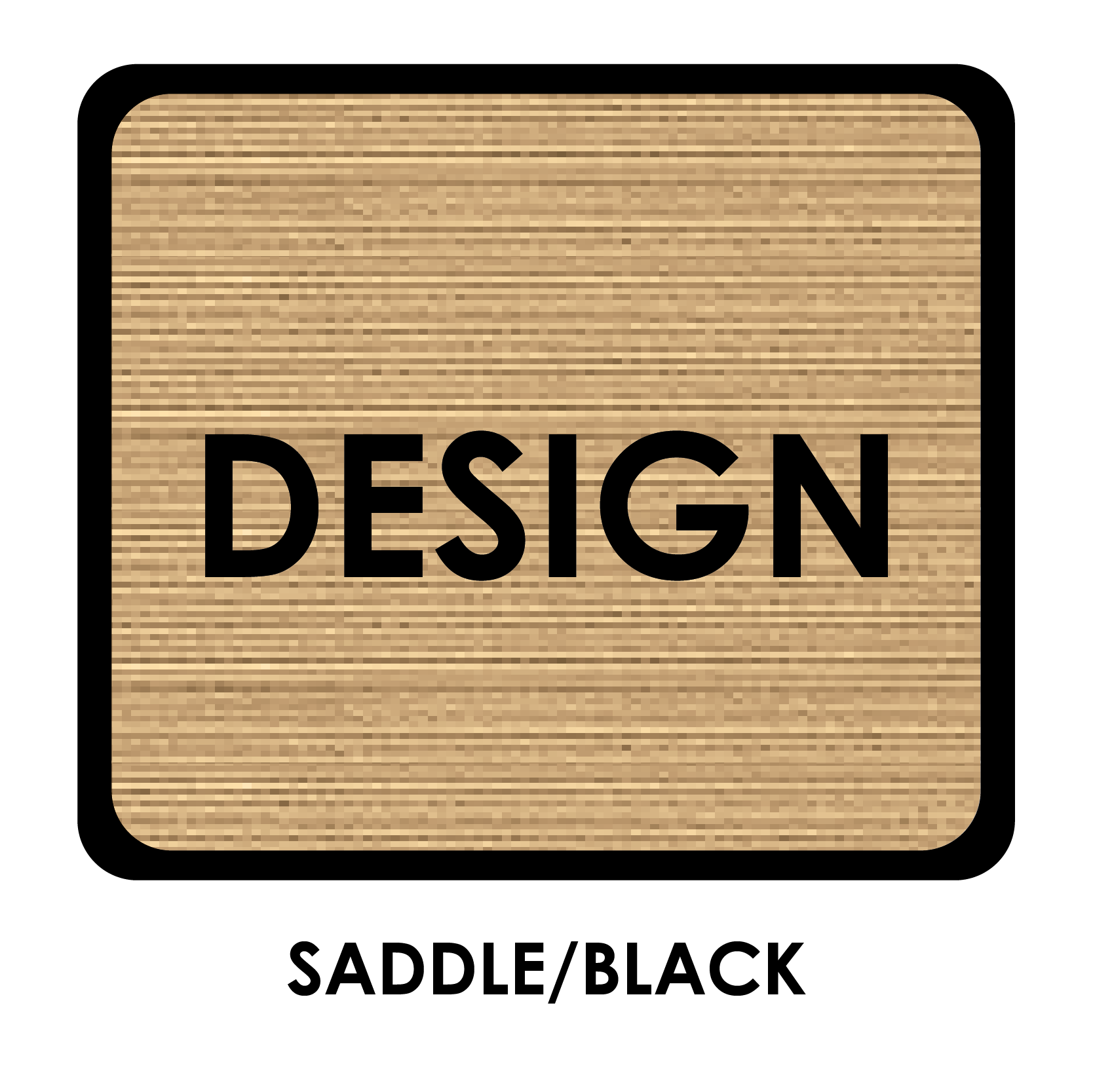Saddle/Black Running Board Design